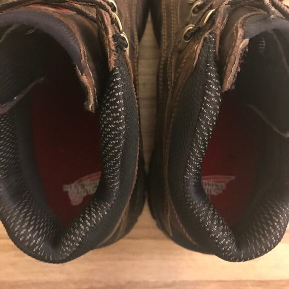 Red Wing Irish Setter Two Harbors Leather Waterproof Vibram Hiker Men Boots 11.5 - Picture 5 of 7